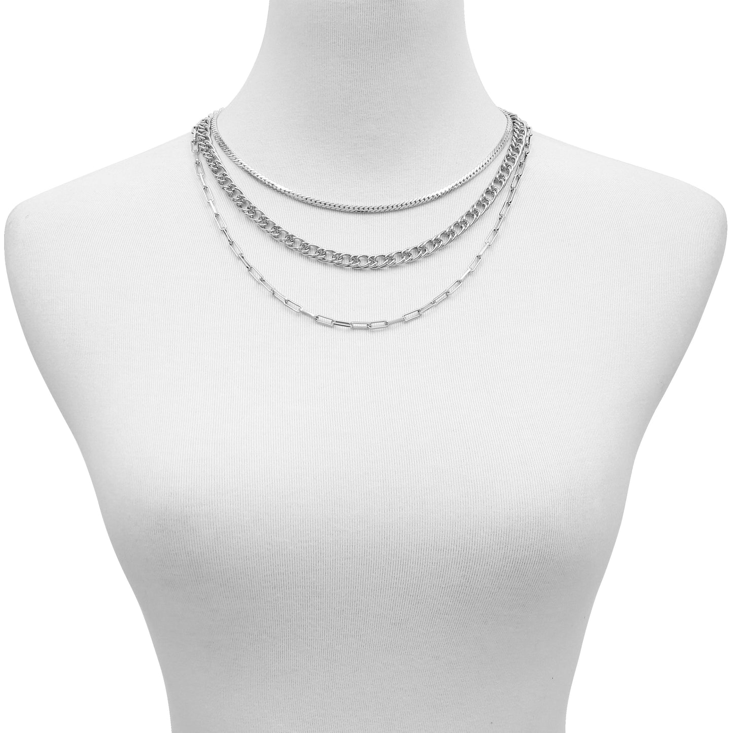 Vince Camuto Multi Layered Chain Necklace