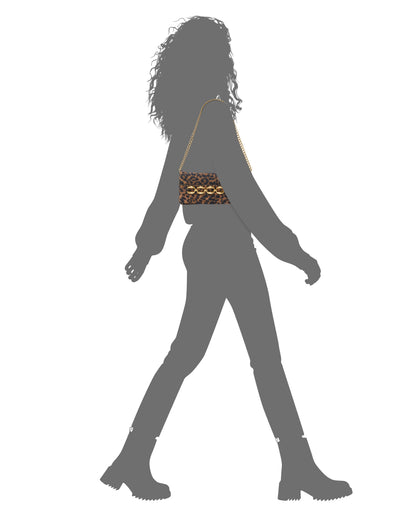 Vince Camuto Anjii Clutch Leopard