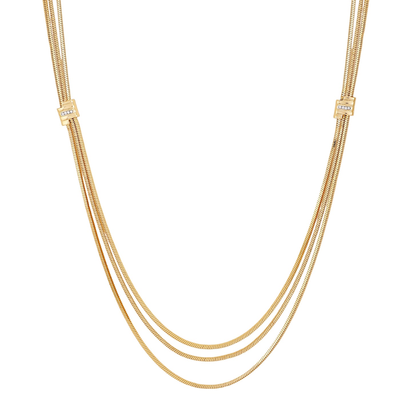Vince Camuto Multi Strand Goldtone Necklace