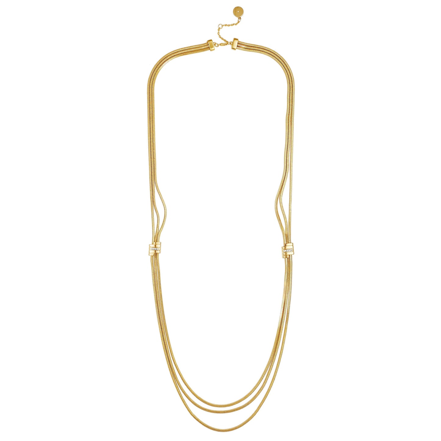 Vince Camuto Multi Strand Goldtone Necklace