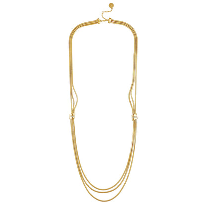 Vince Camuto Multi Strand Goldtone Necklace