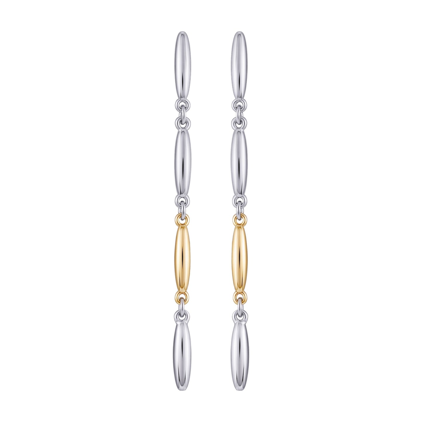 Vince Camuto Two Tone Drop Earrings