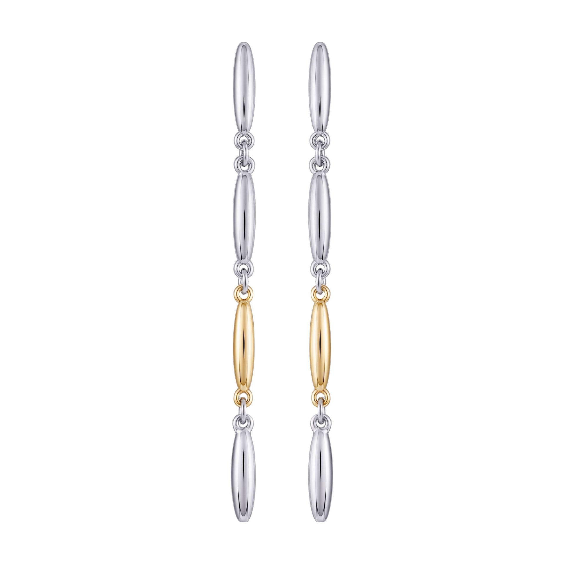 Vince Camuto Two Tone Drop Earrings