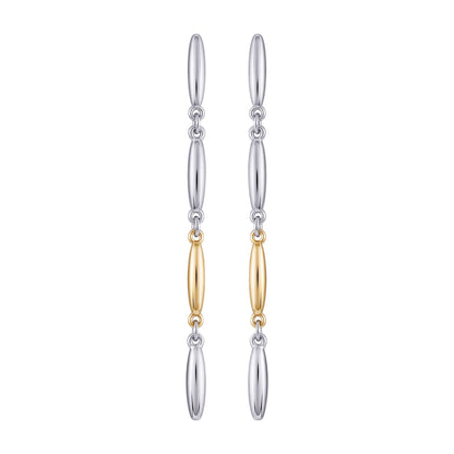 Vince Camuto Two Tone Drop Earrings