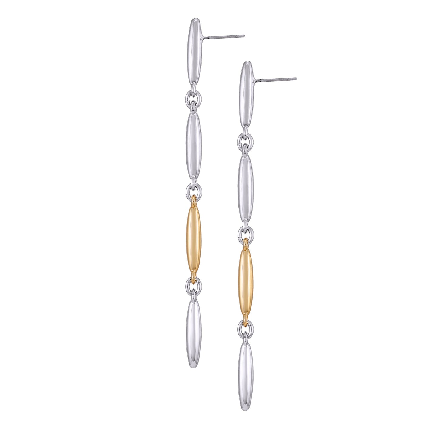 Vince Camuto Two Tone Drop Earrings