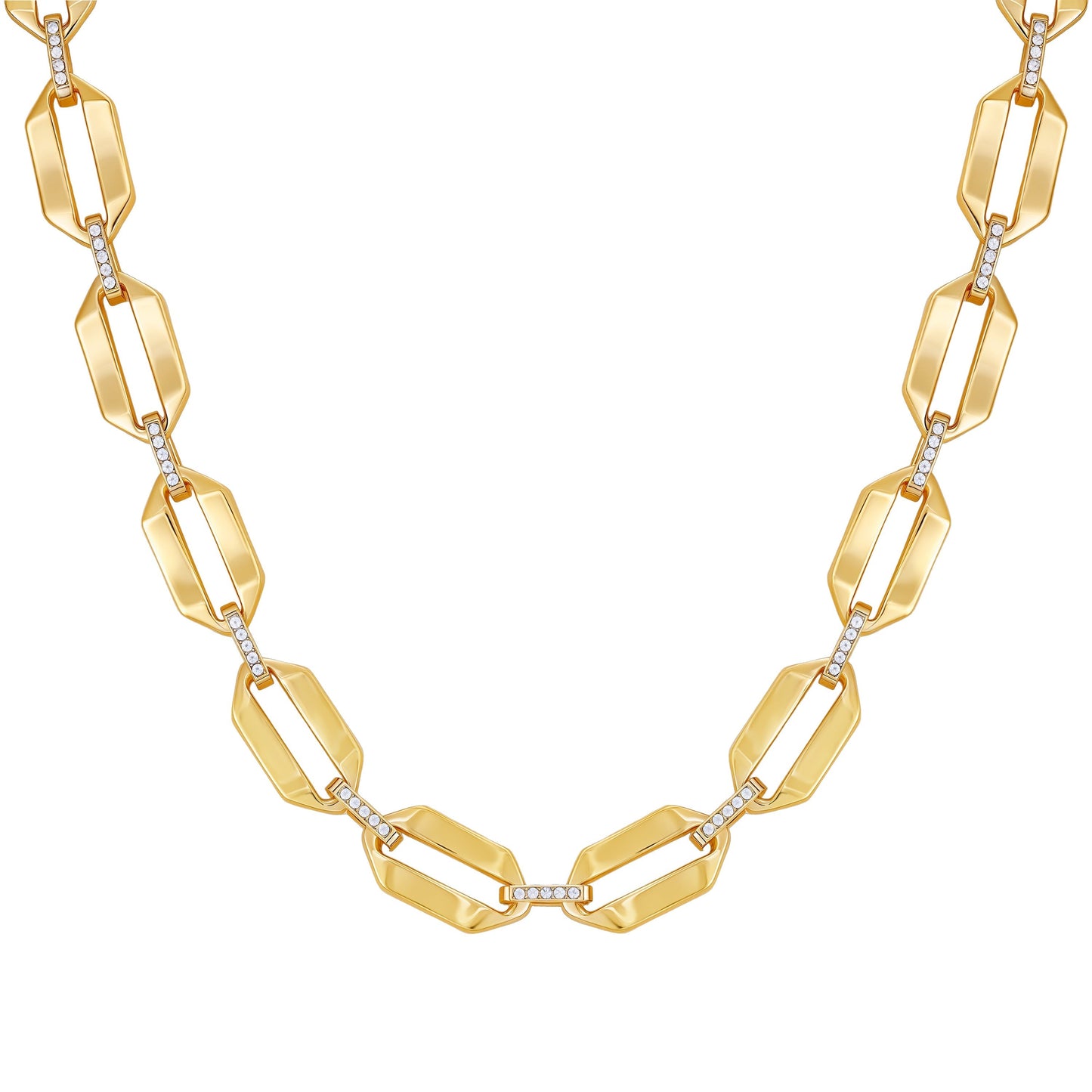 Vince Camuto Statement Goldtone Link Necklace