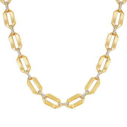 Vince Camuto Statement Goldtone Link Necklace