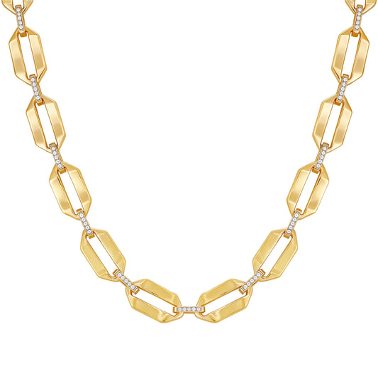 Vince Camuto Statement Goldtone Link Necklace