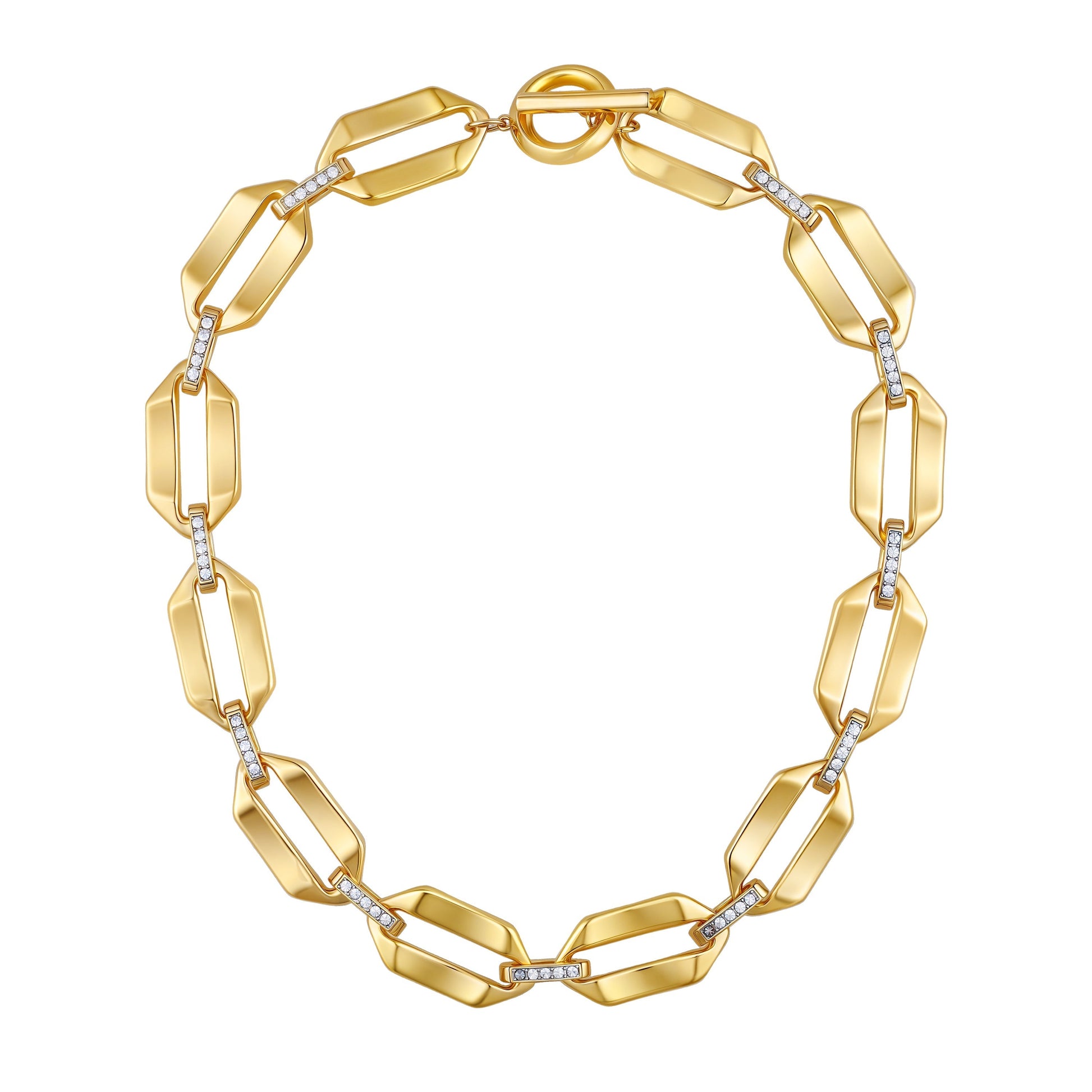 Vince Camuto Statement Goldtone Link Necklace