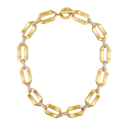 Vince Camuto Statement Goldtone Link Necklace