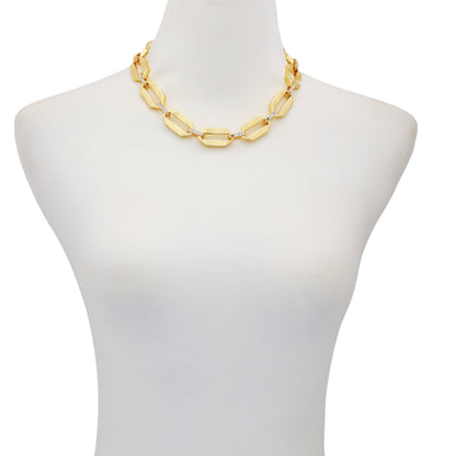 Vince Camuto Statement Goldtone Link Necklace