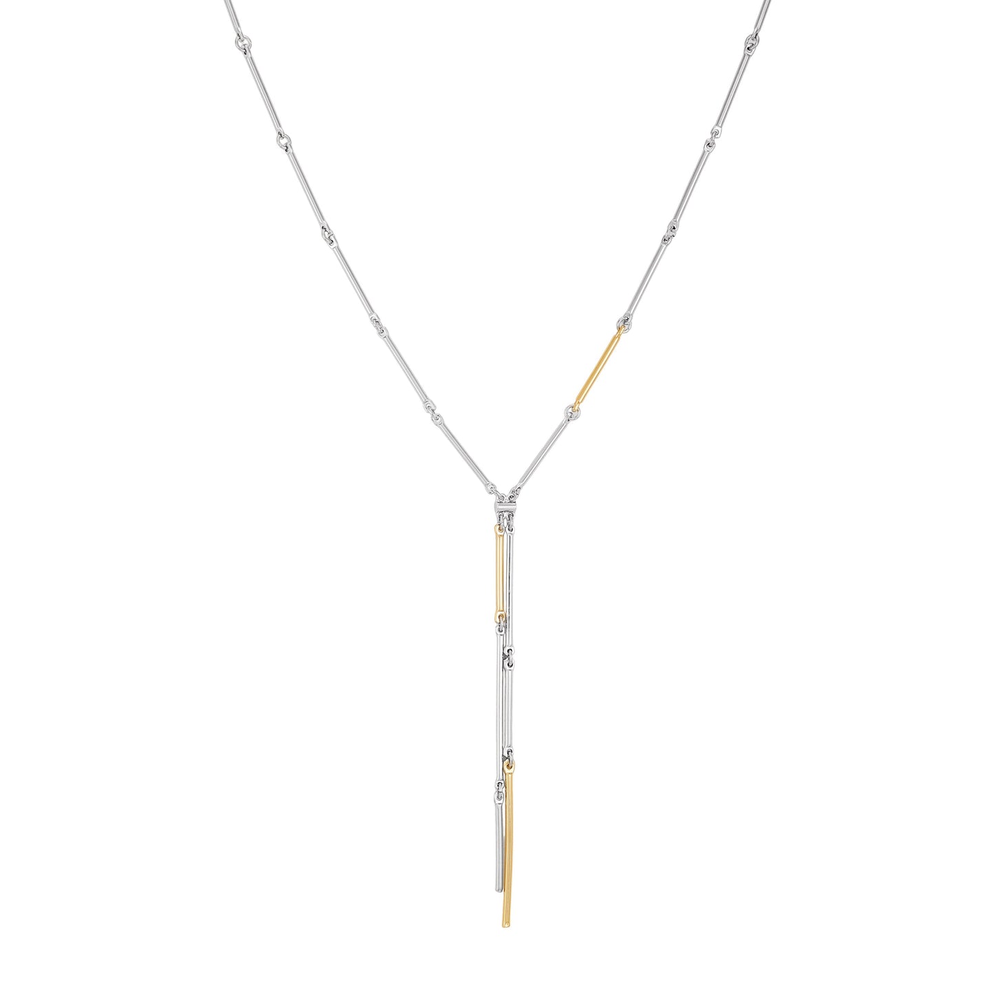 Vince Camuto Two Tone Bar Pendant Necklace