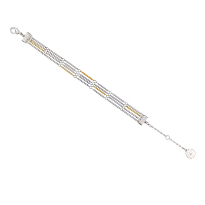 Vince Camuto Multi Row Two Tone Bracelet
