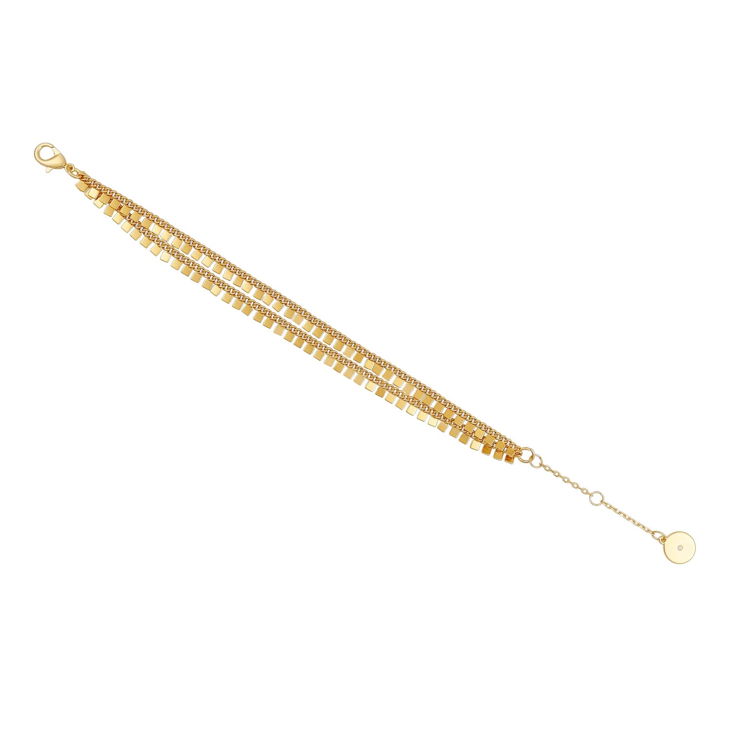Vince Camuto Triple Row Goldtone Bracelet