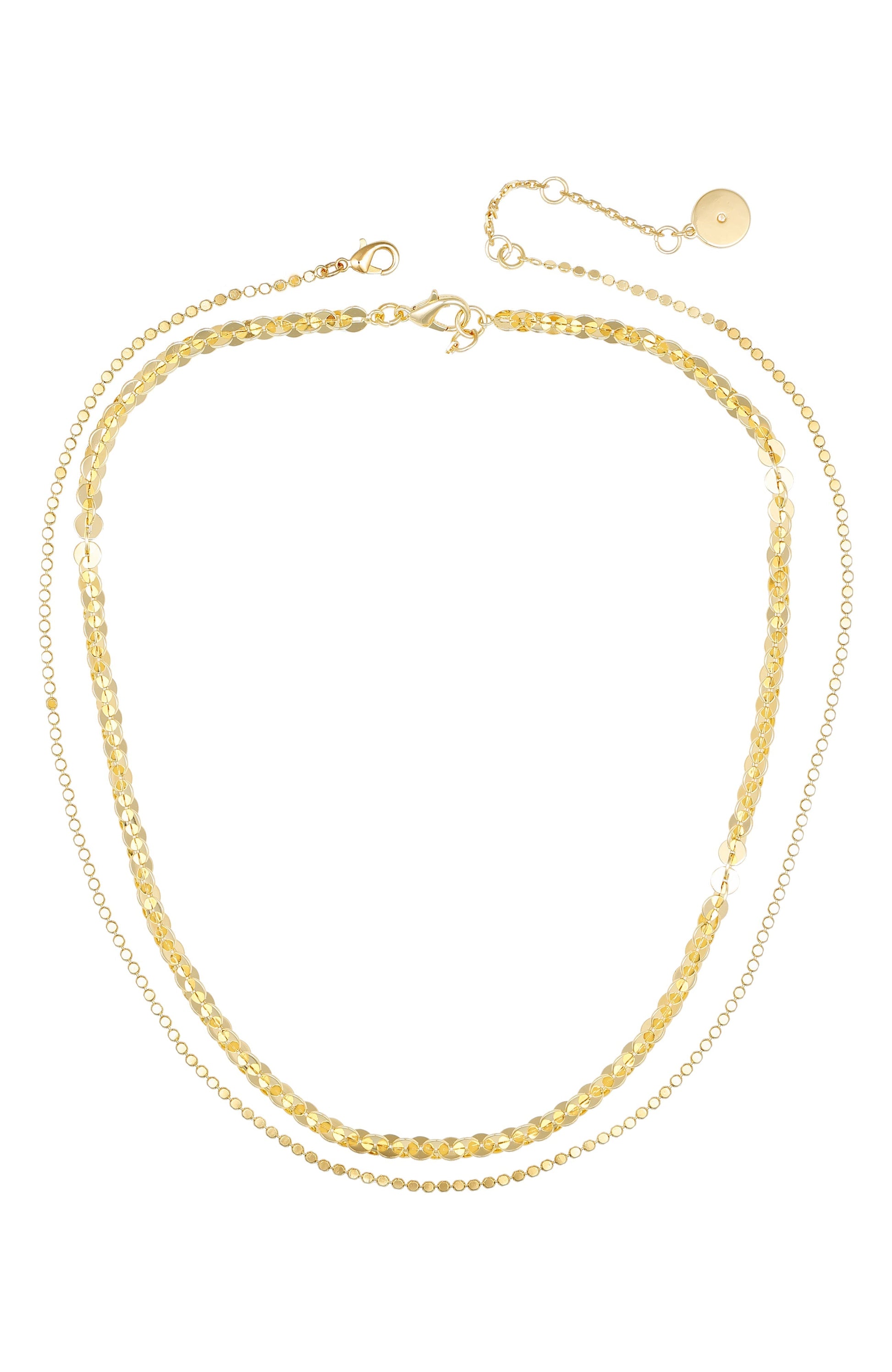 Vince Camuto Layered Goldtone Chain Necklace