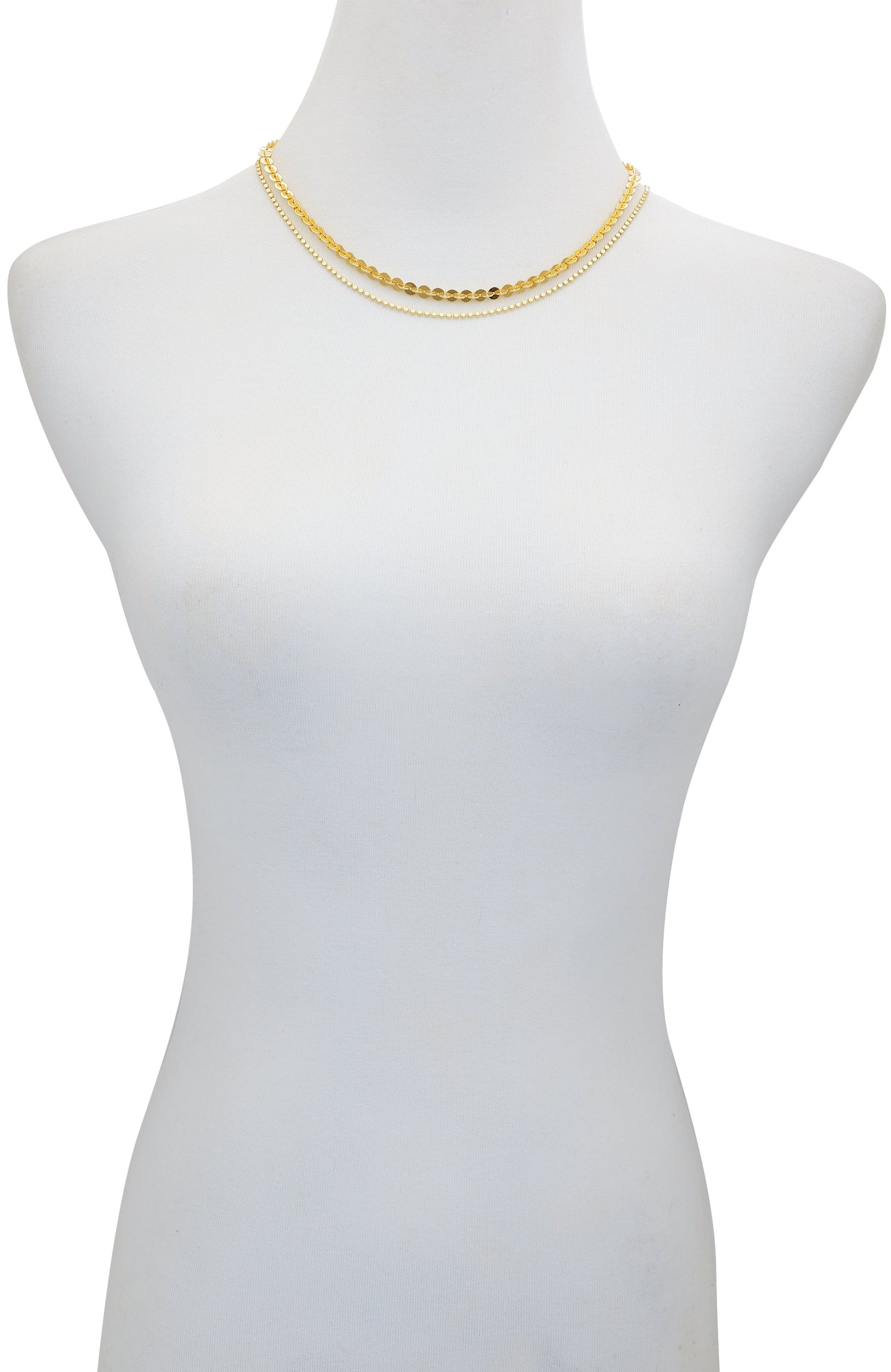 Vince Camuto Layered Goldtone Chain Necklace