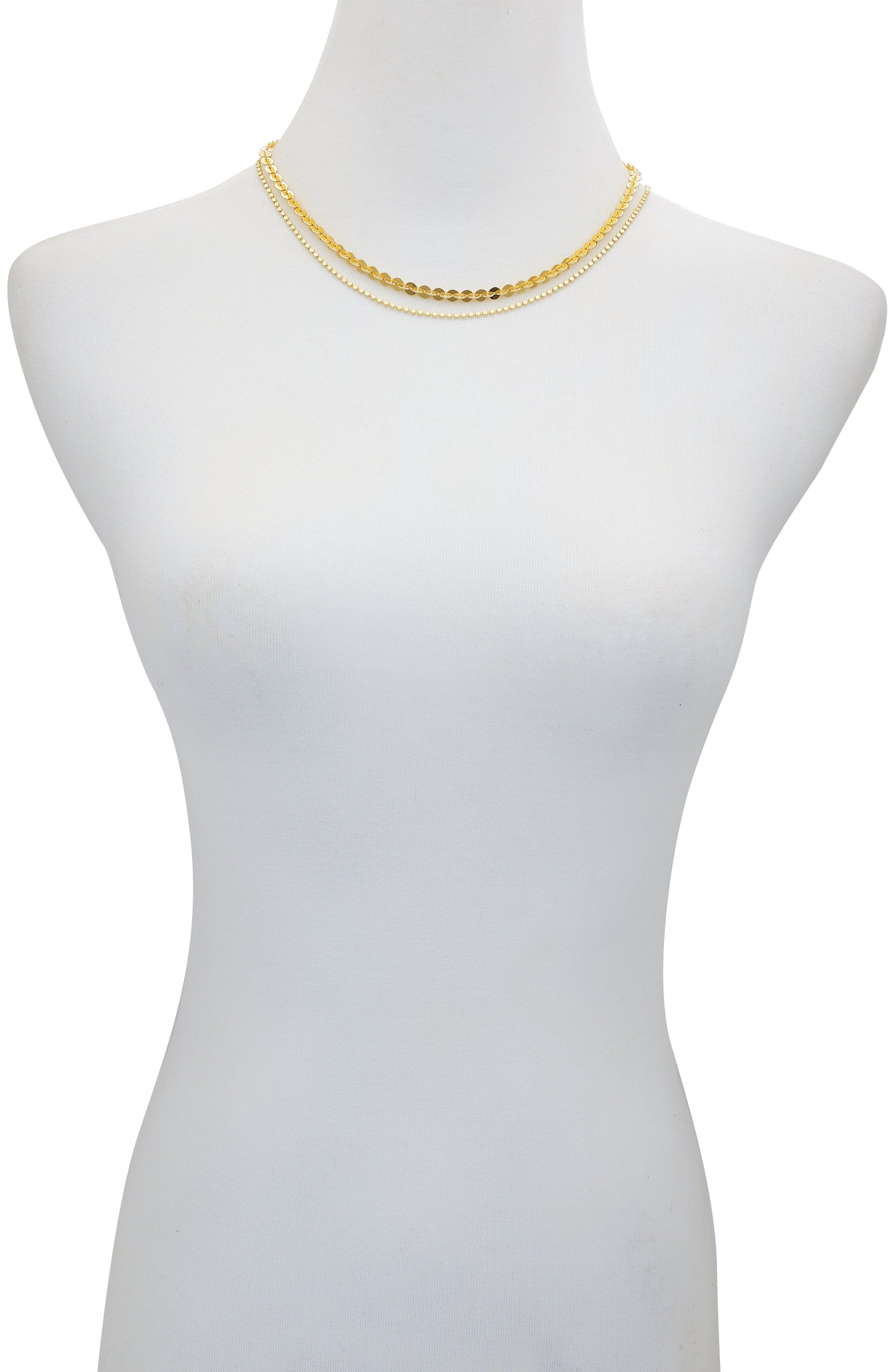 Vince Camuto Layered Goldtone Chain Necklace
