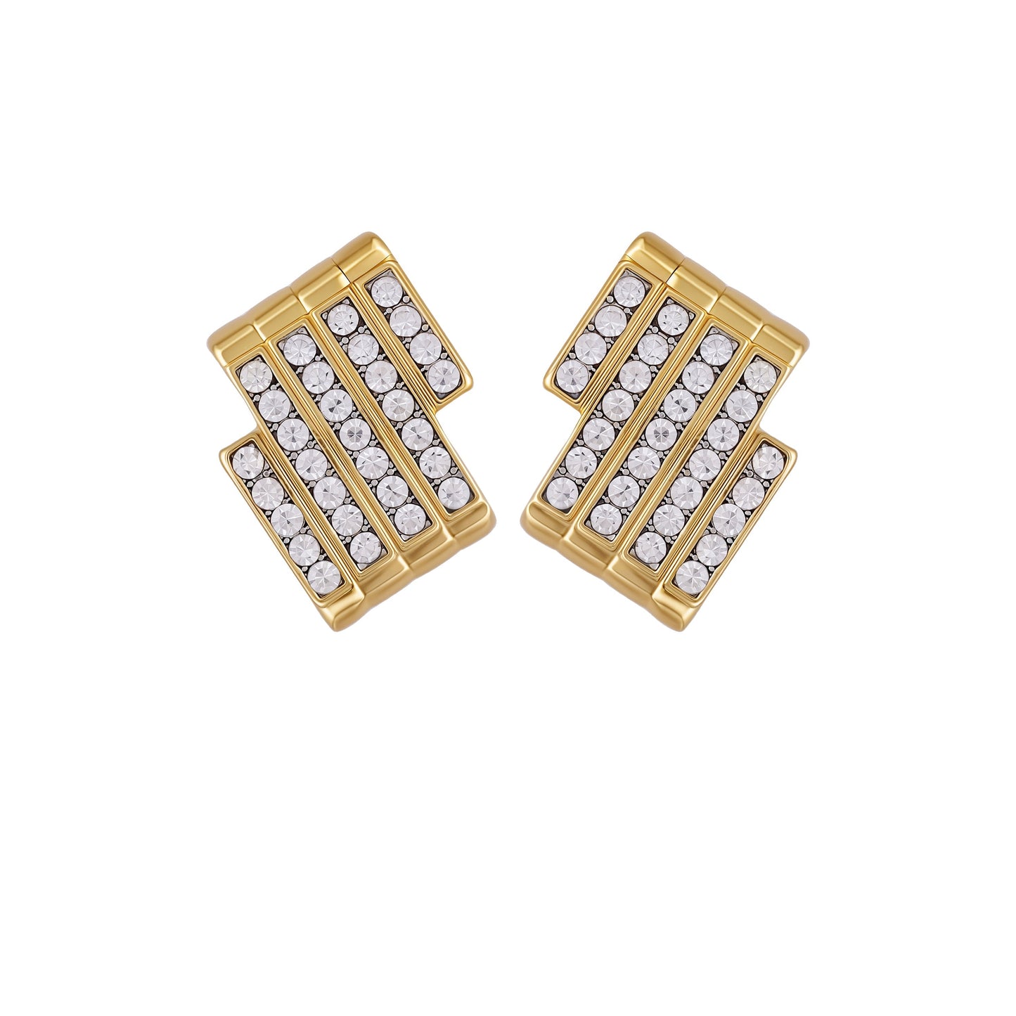 Vince Camuto Crystal Bar Stud Earrings