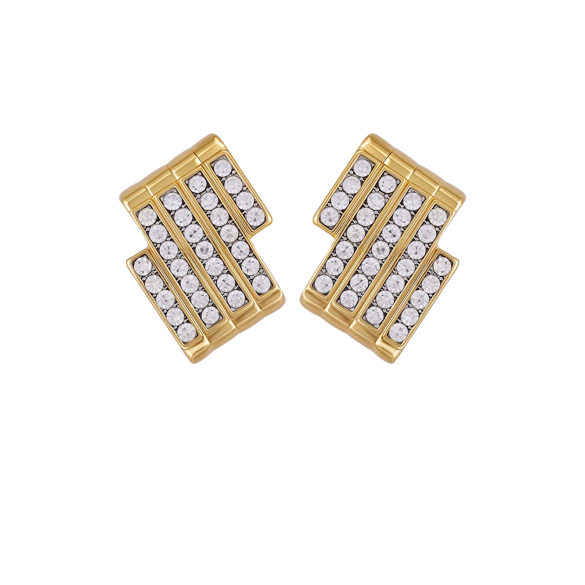 Vince Camuto Crystal Bar Stud Earrings