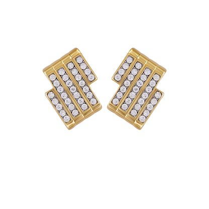 Vince Camuto Crystal Bar Stud Earrings