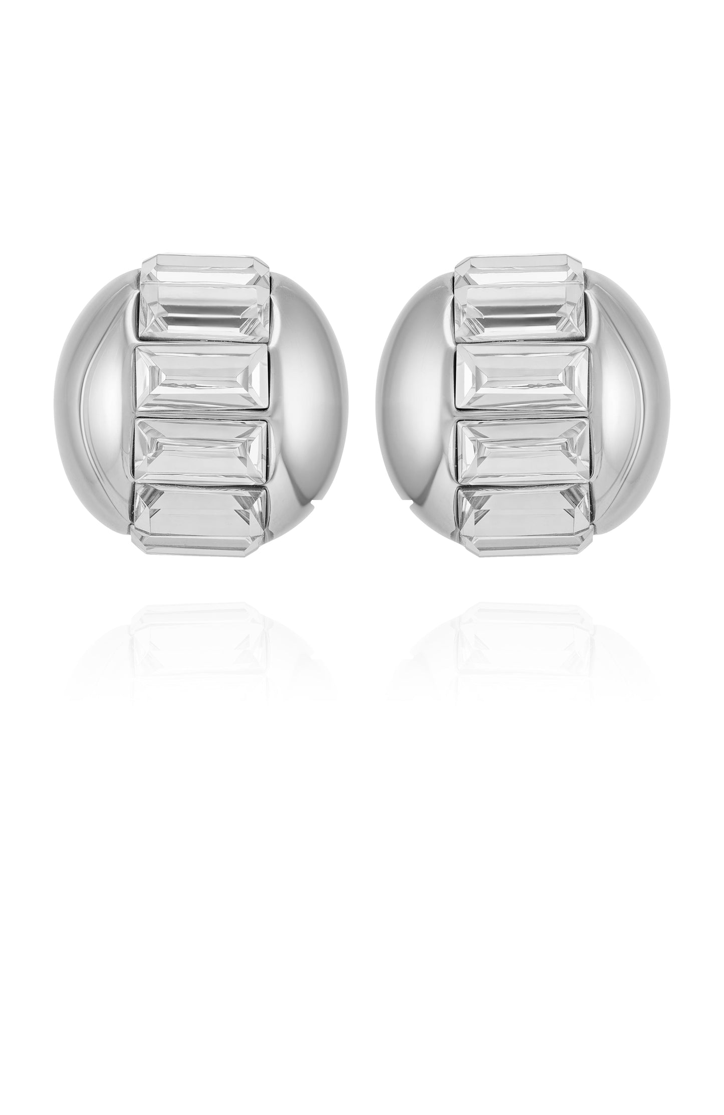 Vince Camuto Baguette Crystal Stud Earrings