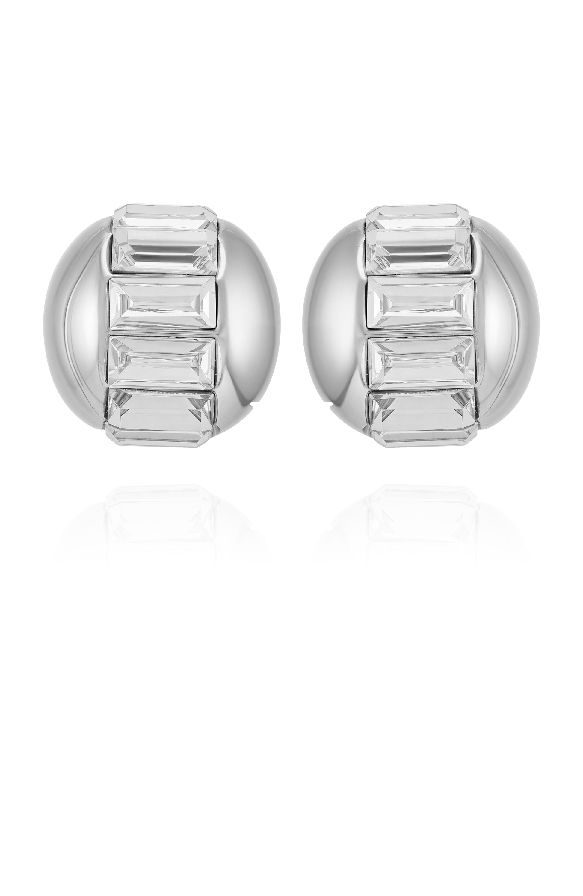 Vince Camuto Baguette Crystal Stud Earrings