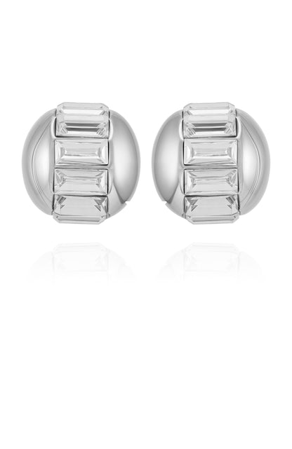 Vince Camuto Baguette Crystal Stud Earrings