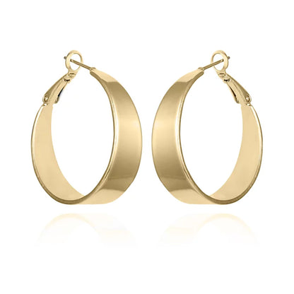 Vince Camuto Band Thick Hoop Earrings