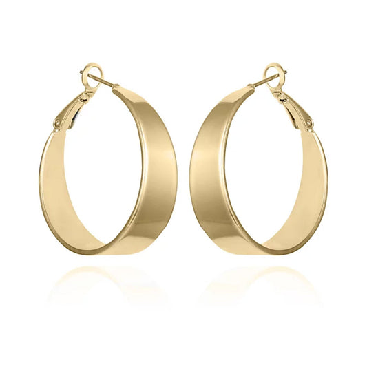 Vince Camuto Band Thick Hoop Earrings