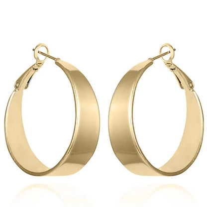 Vince Camuto Band Thick Hoop Earrings
