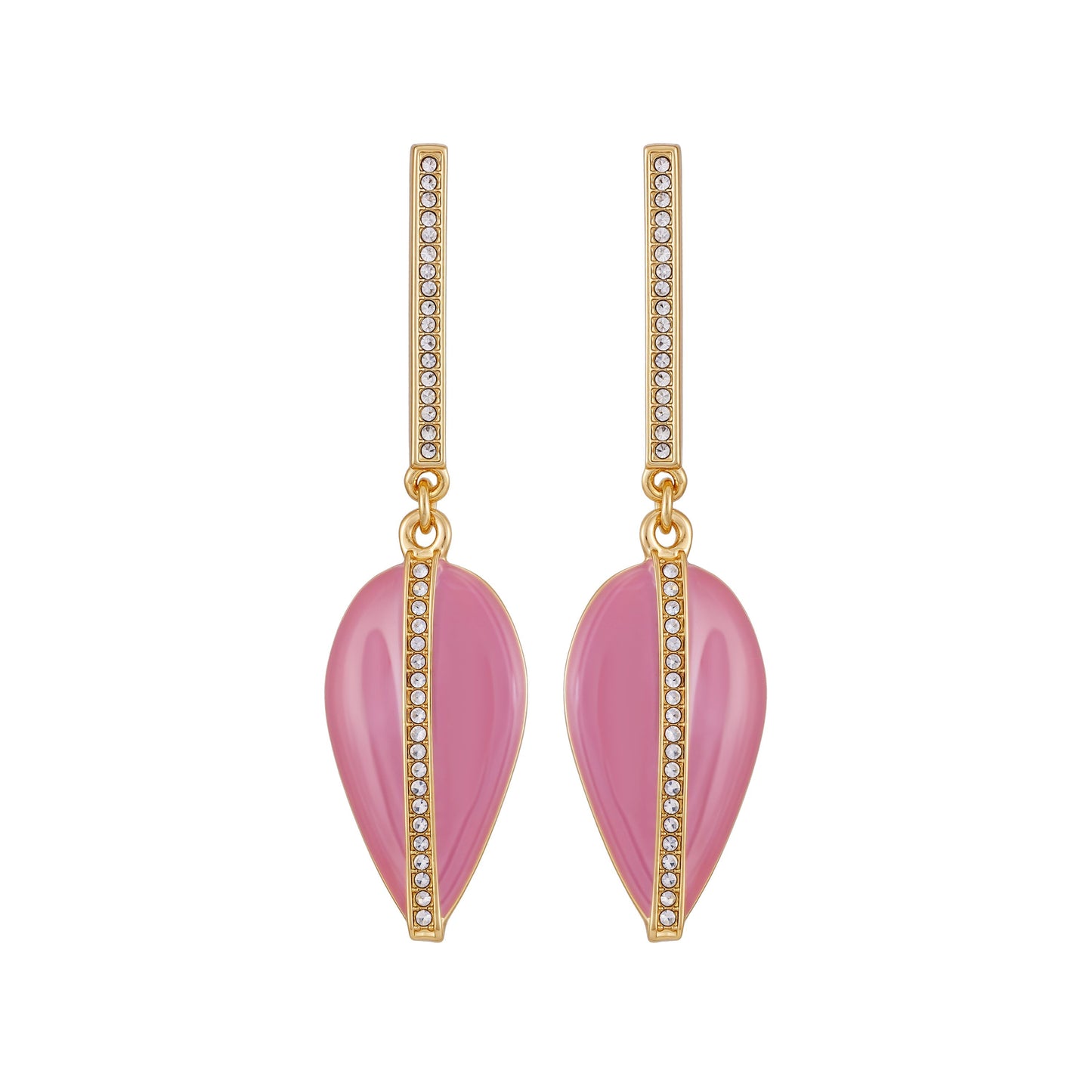 Vince Camuto Gold Tone Drop Earrings