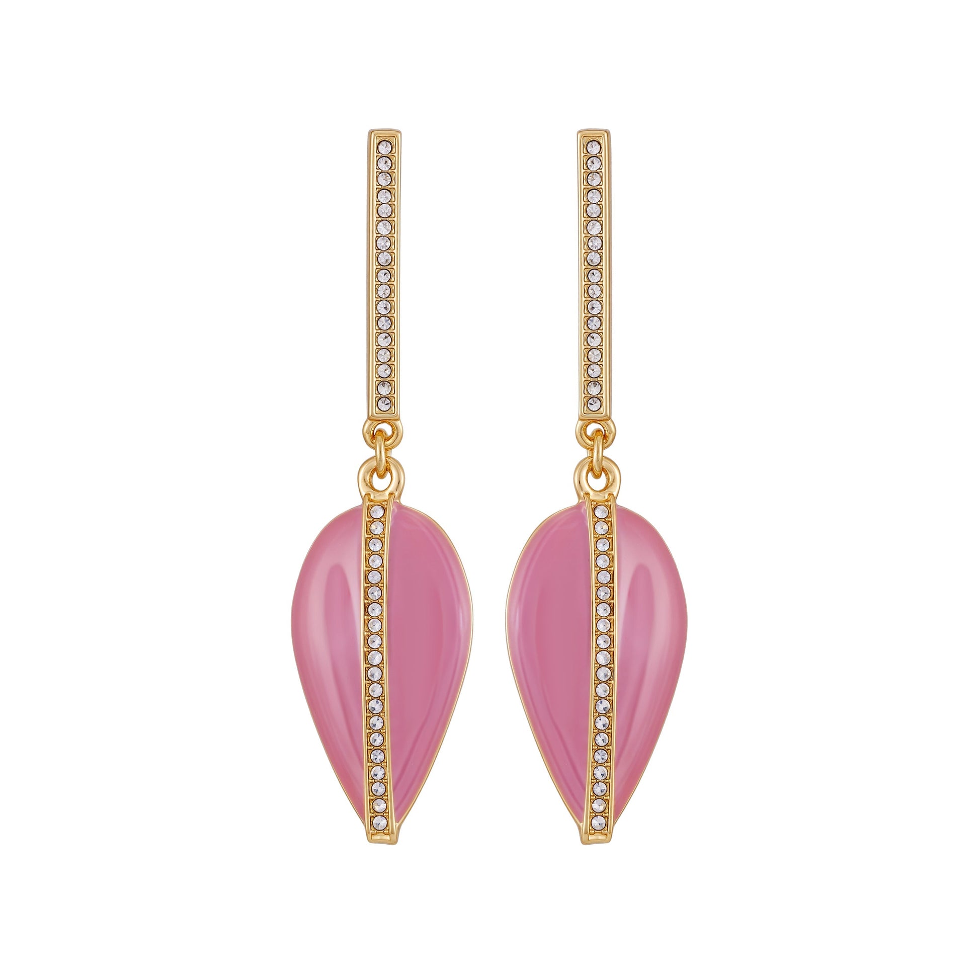 Vince Camuto Gold Tone Drop Earrings