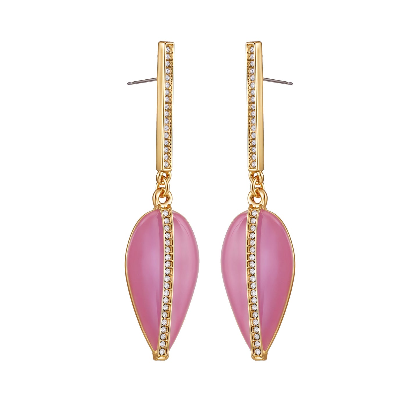 Vince Camuto Gold Tone Drop Earrings