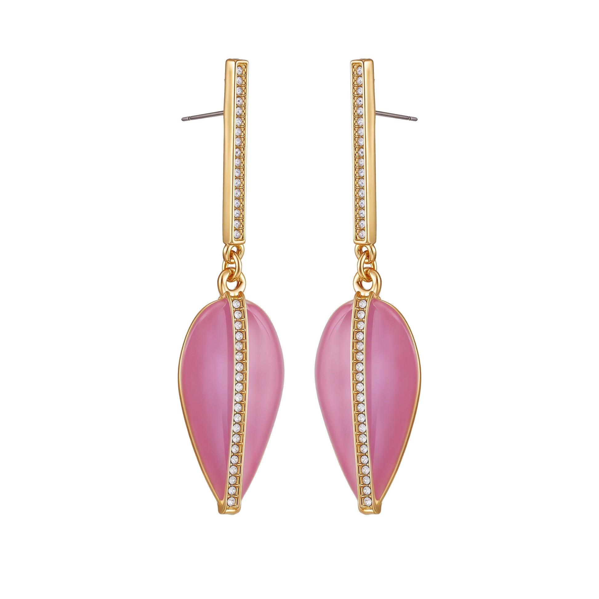 Vince Camuto Gold Tone Drop Earrings