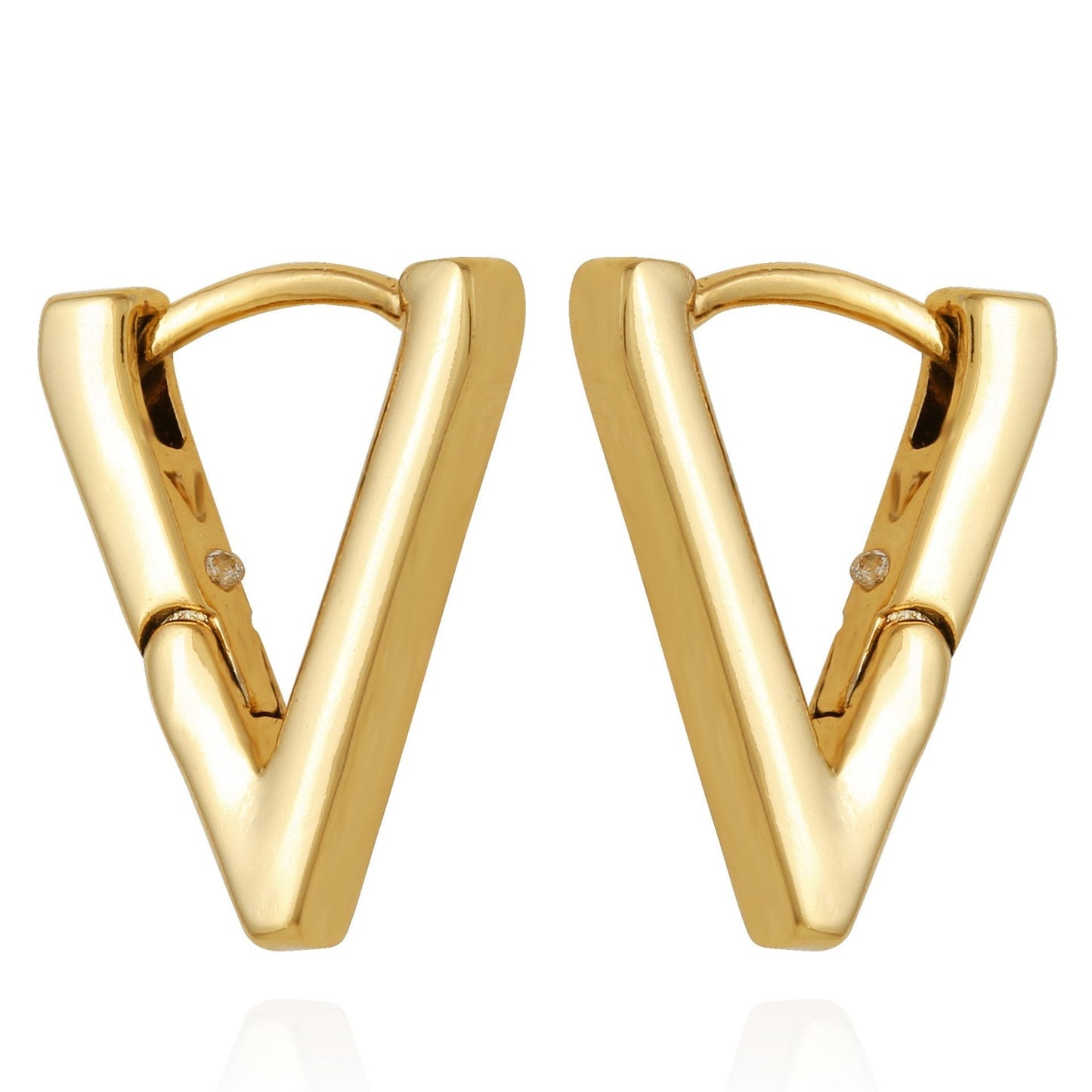 Vince Camuto V-Hinge Huggie Earrings