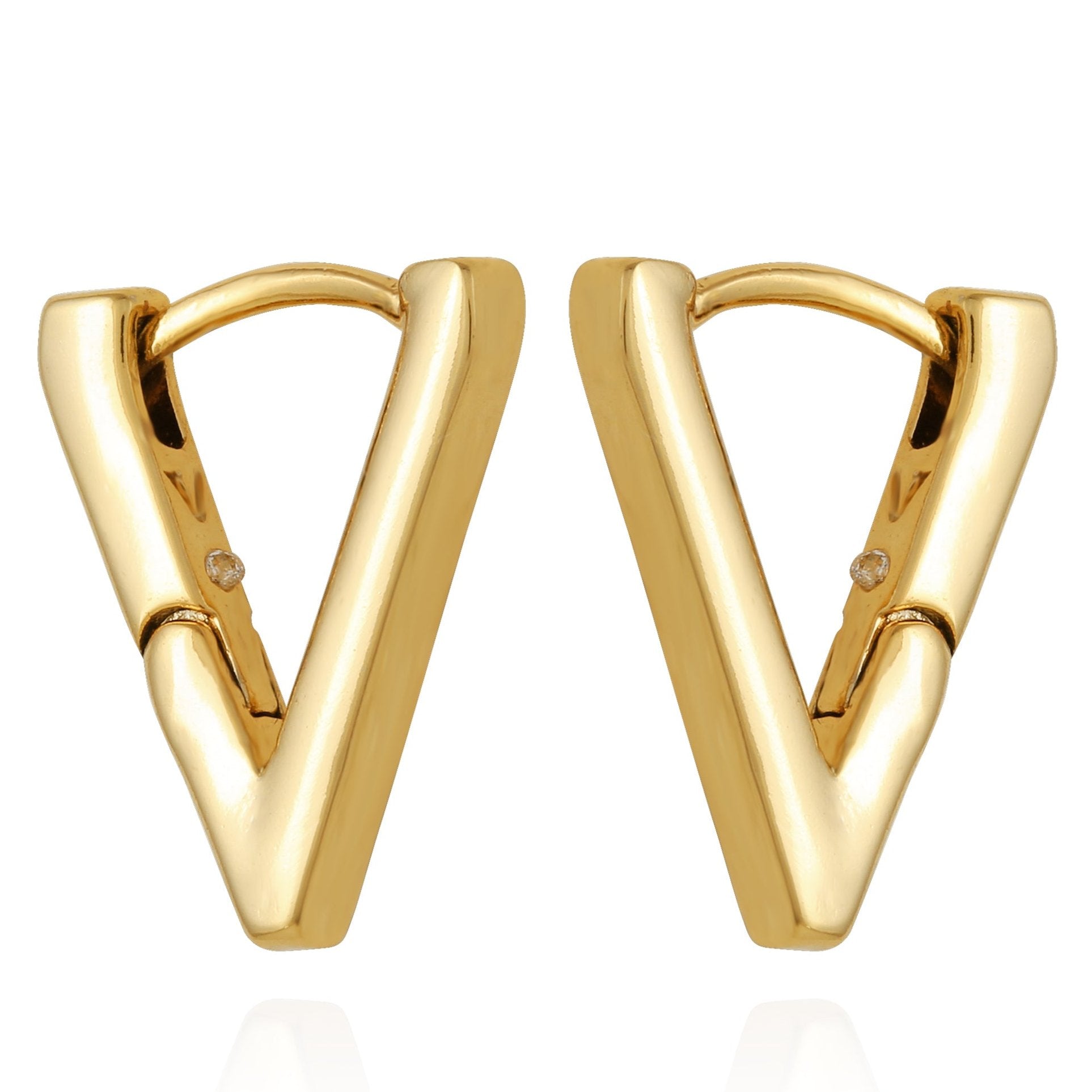 Vince Camuto V-Hinge Huggie Earrings