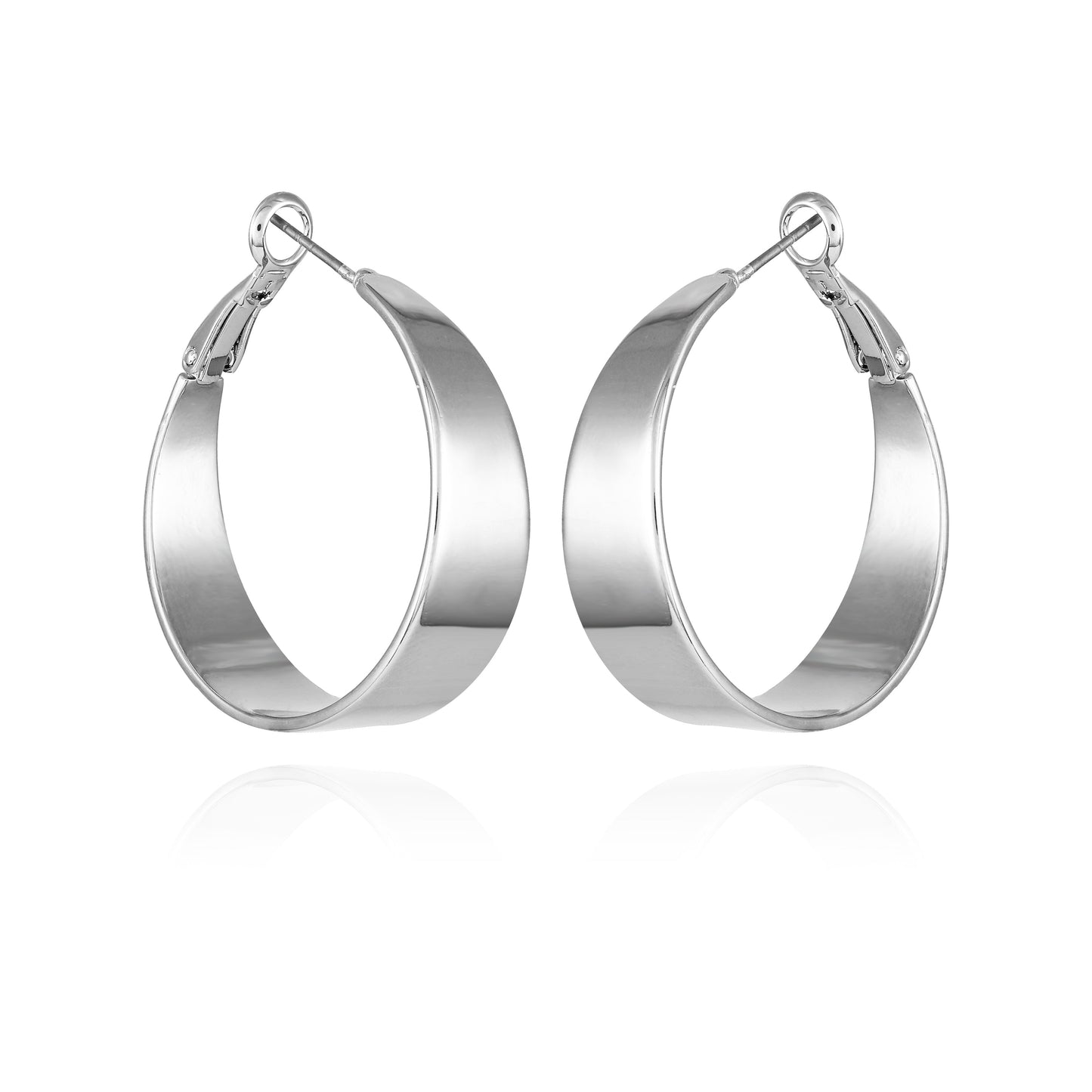 Vince Camuto Band Thick Hoop Earrings