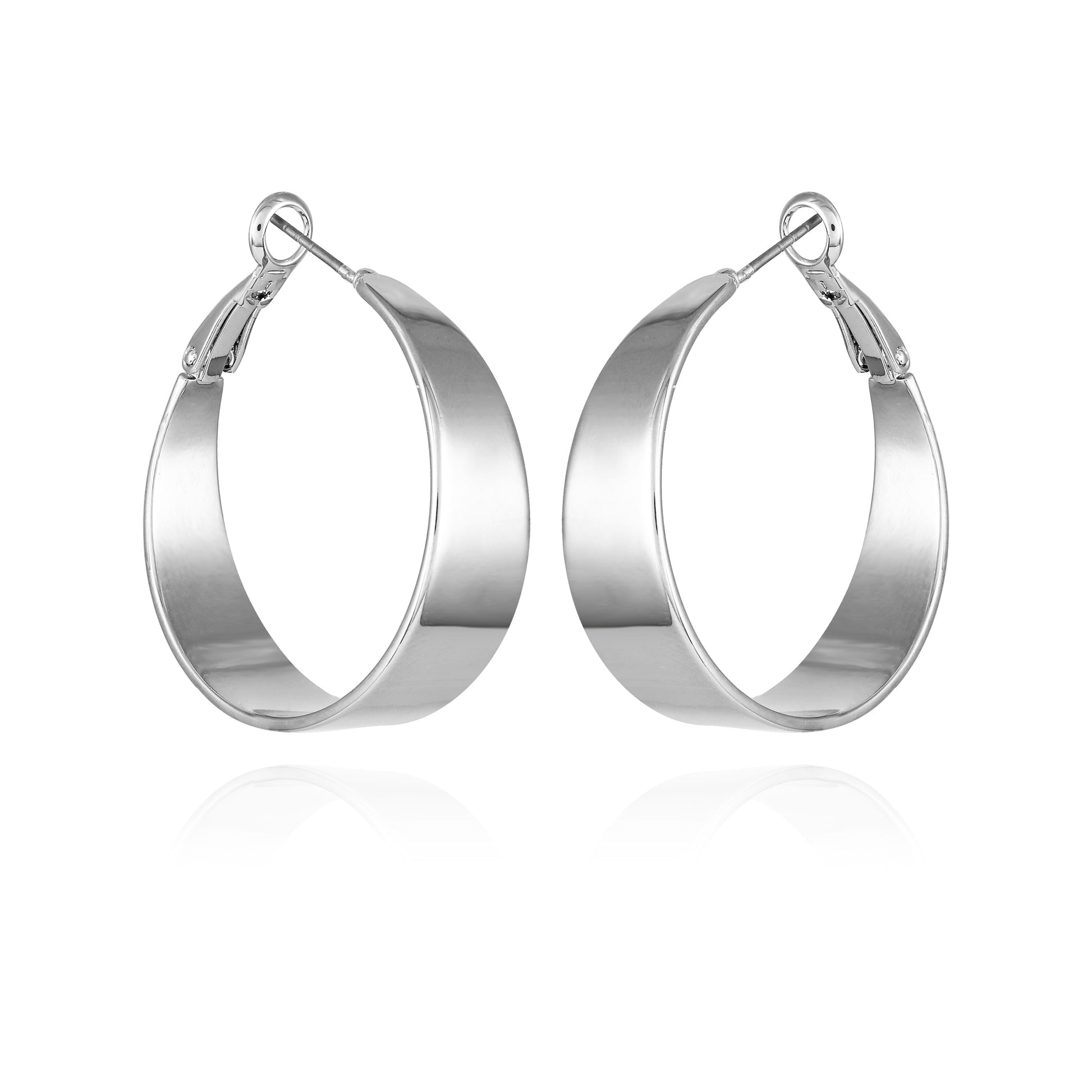 Vince Camuto Band Thick Hoop Earrings