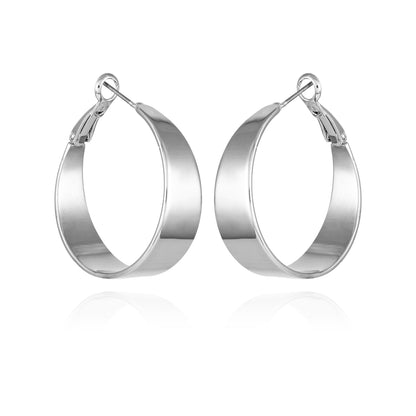 Vince Camuto Band Thick Hoop Earrings