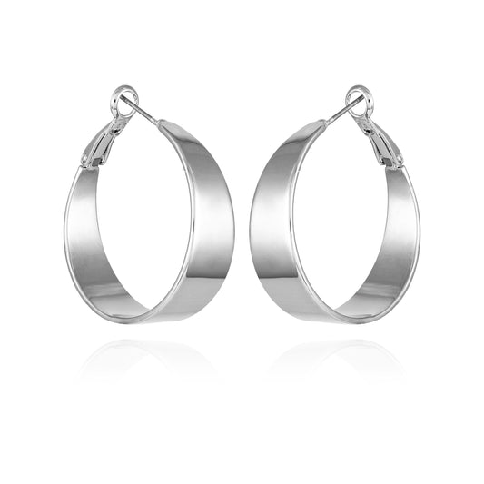 Vince Camuto Band Thick Hoop Earrings
