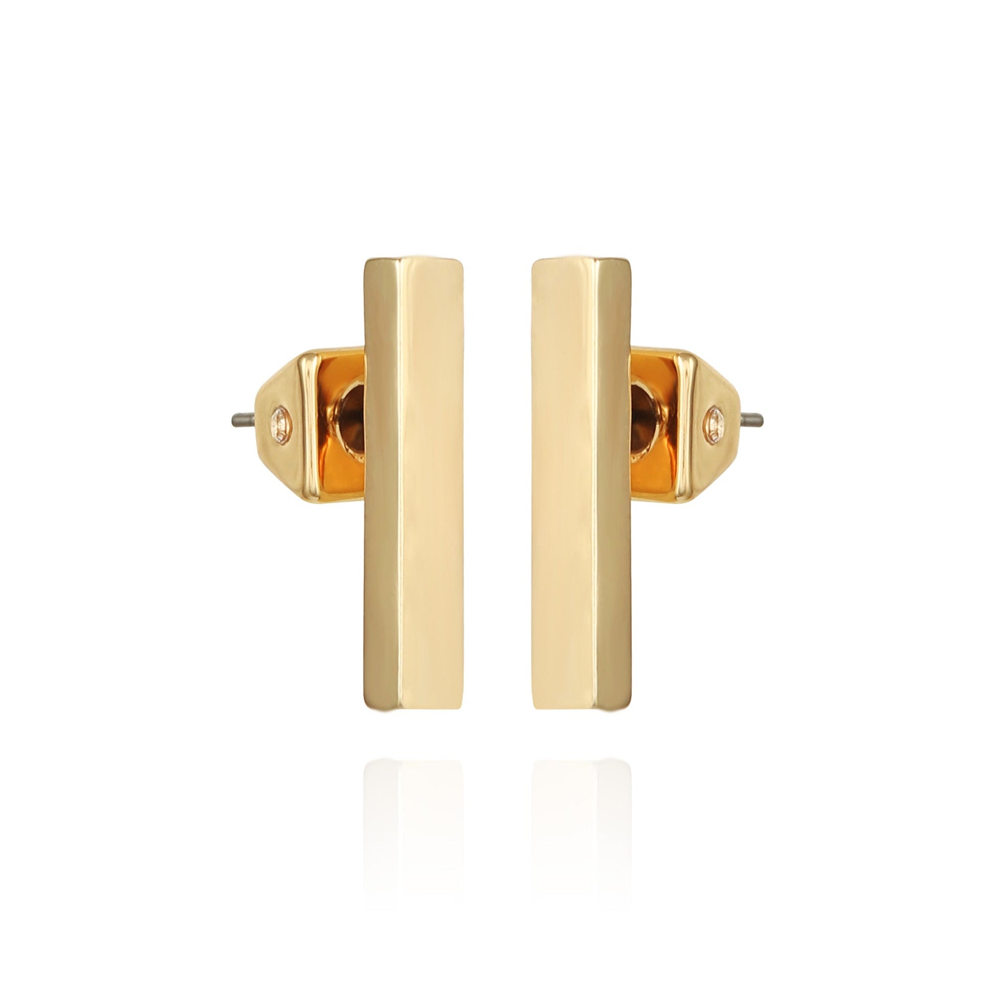 Vince Camuto Rectangle Bar Stud Earrings