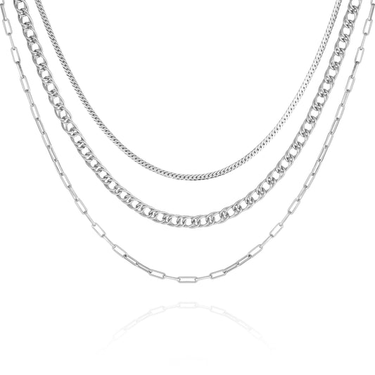 Vince Camuto Multi Layered Chain Necklace