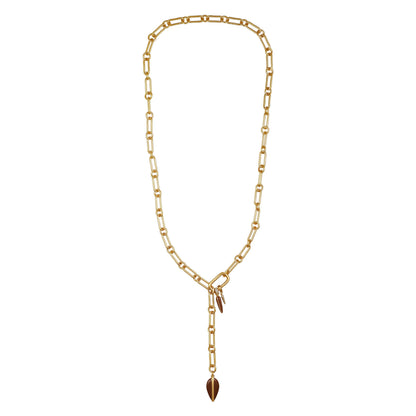 Vince Camuto Goldtone Link Lariat Necklace
