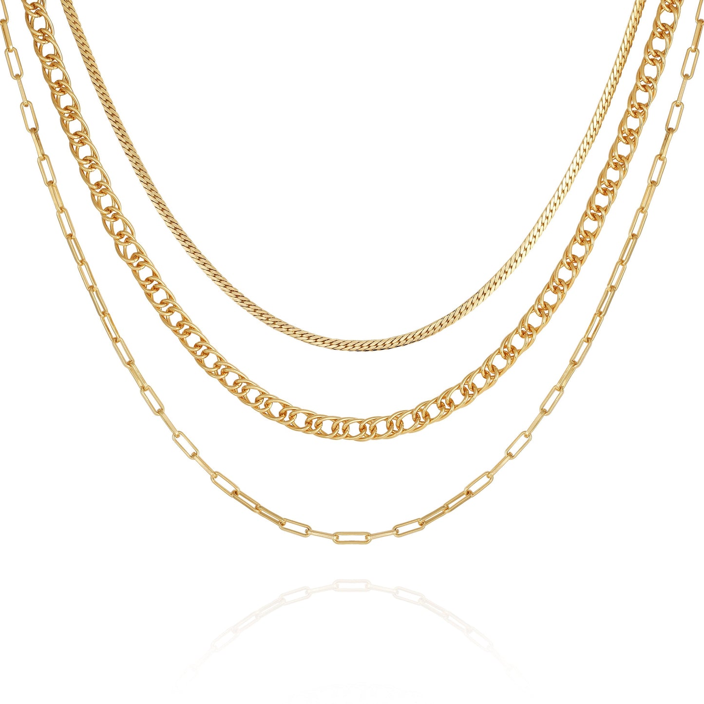 Vince Camuto Multi Layered Chain Necklace