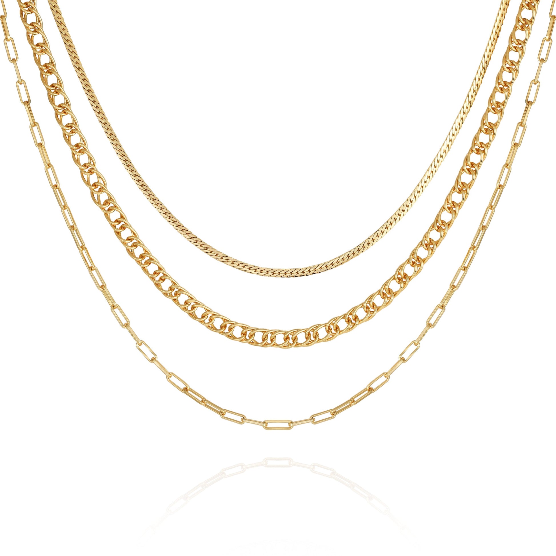 Vince Camuto Multi Layered Chain Necklace