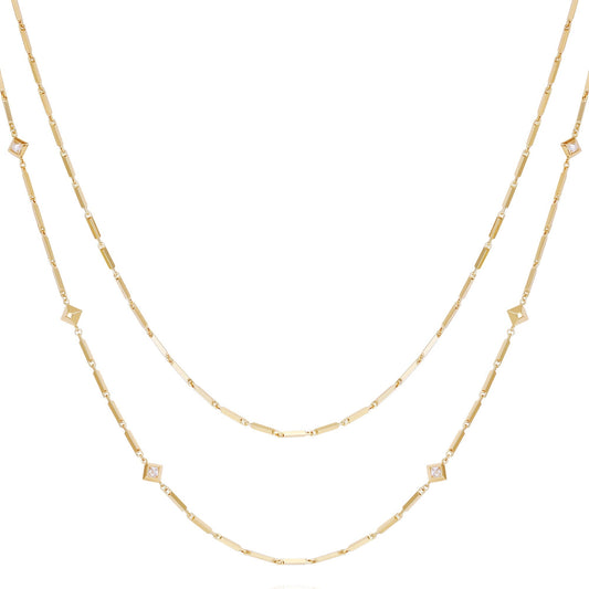 Vince Camuto Goldtone Long Layered Necklace