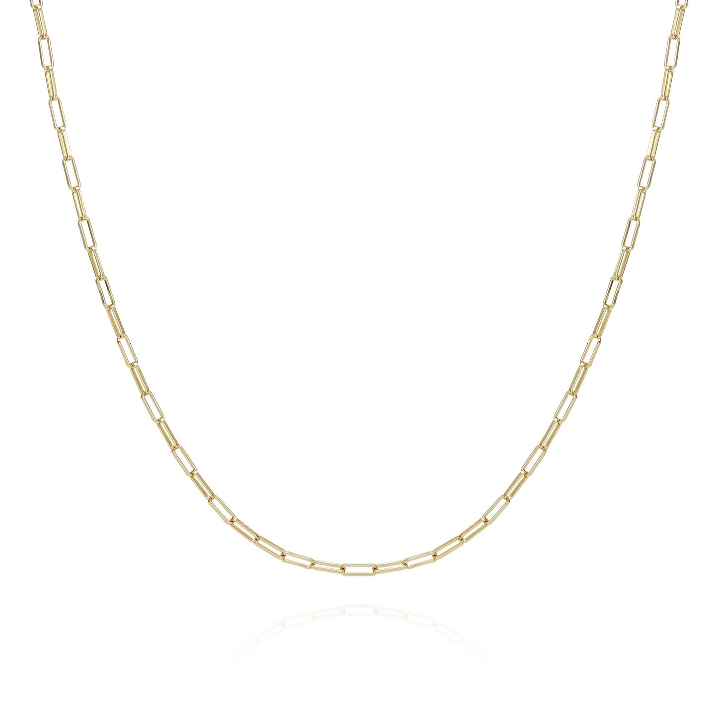 Vince Camuto Goldtone Paper Clip Chain Link Necklace