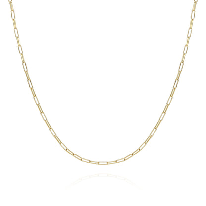 Vince Camuto Goldtone Paper Clip Chain Link Necklace