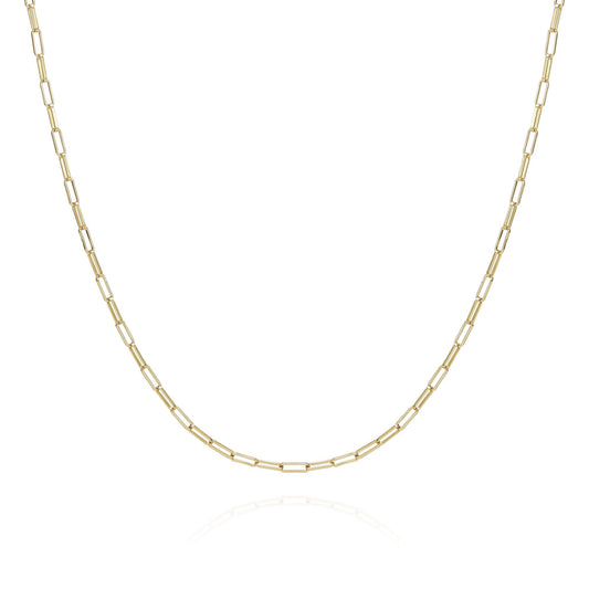 Vince Camuto Goldtone Paper Clip Chain Link Necklace