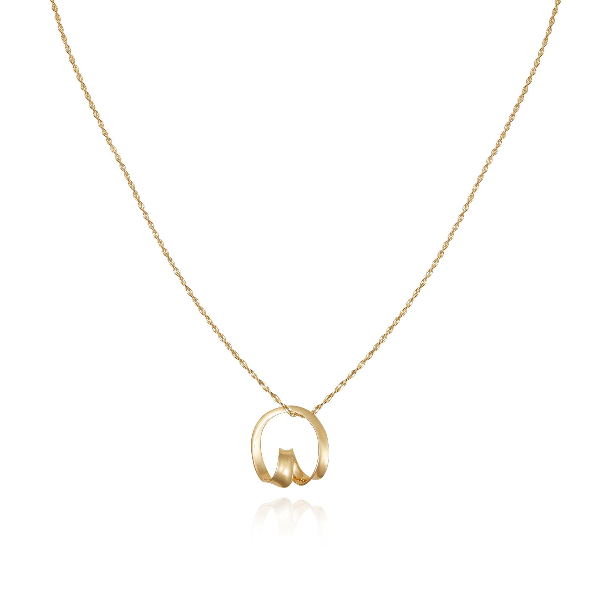 Vince Camuto Goldtone Herringbone Chain Long Necklace